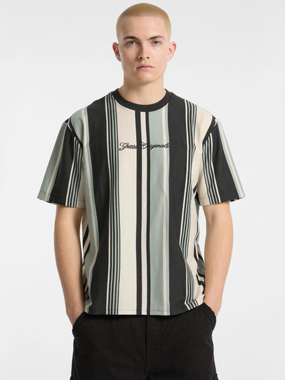 Washed Out Black Stripes