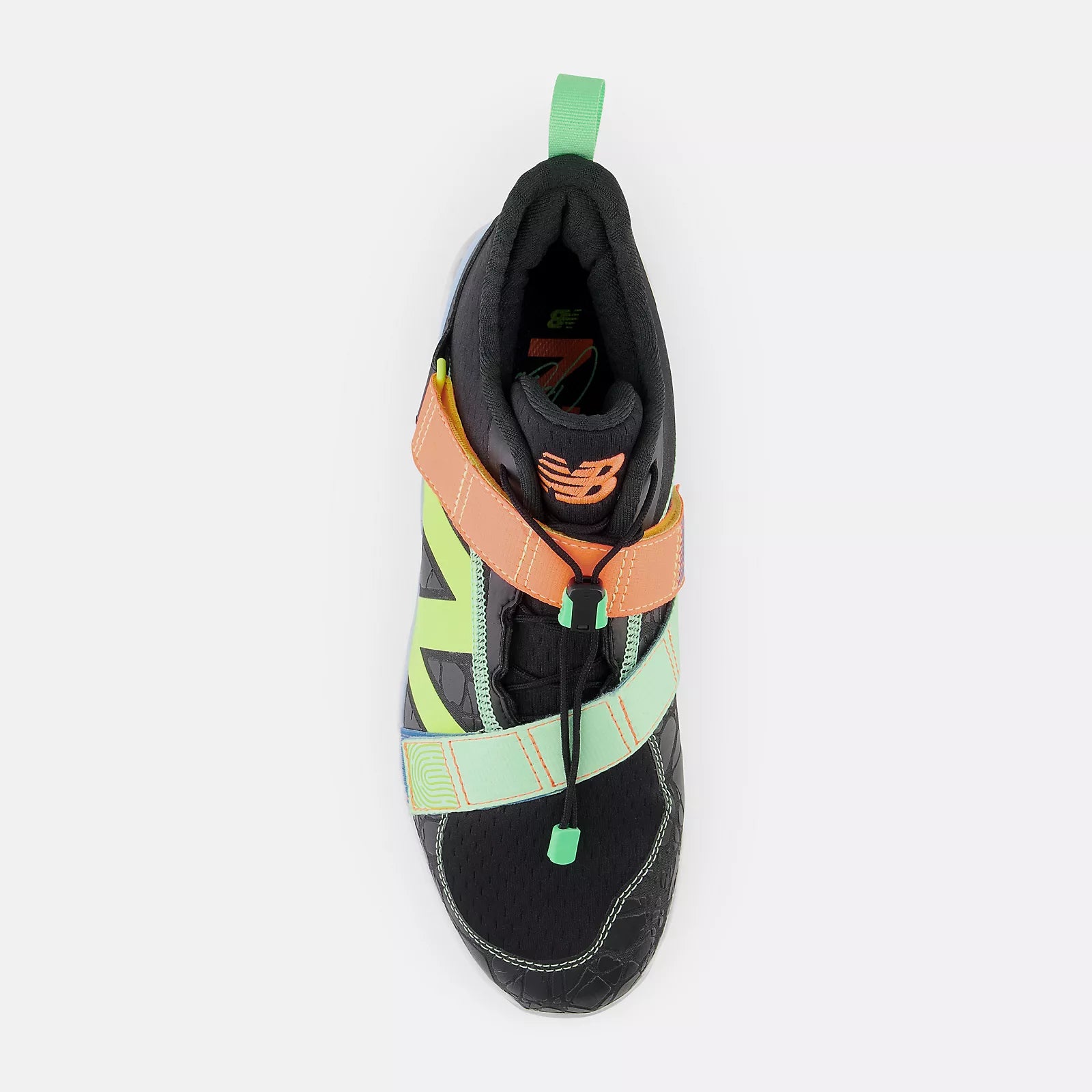 Black With Neon Dragonfly And Electric Jade