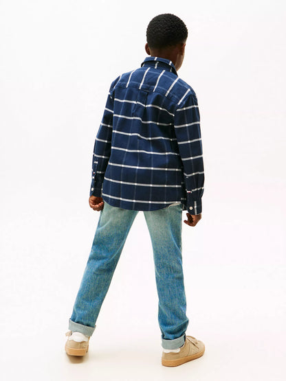 Navy / Black Check