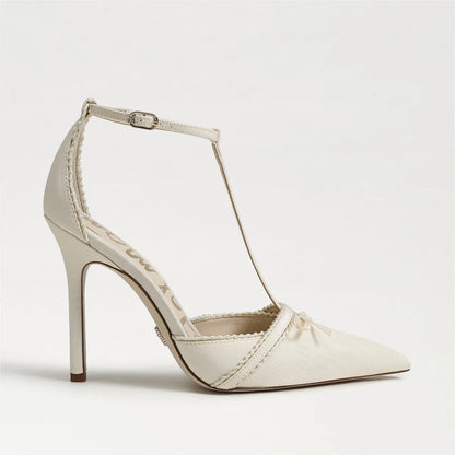 Modern Ivory Satin Fabric