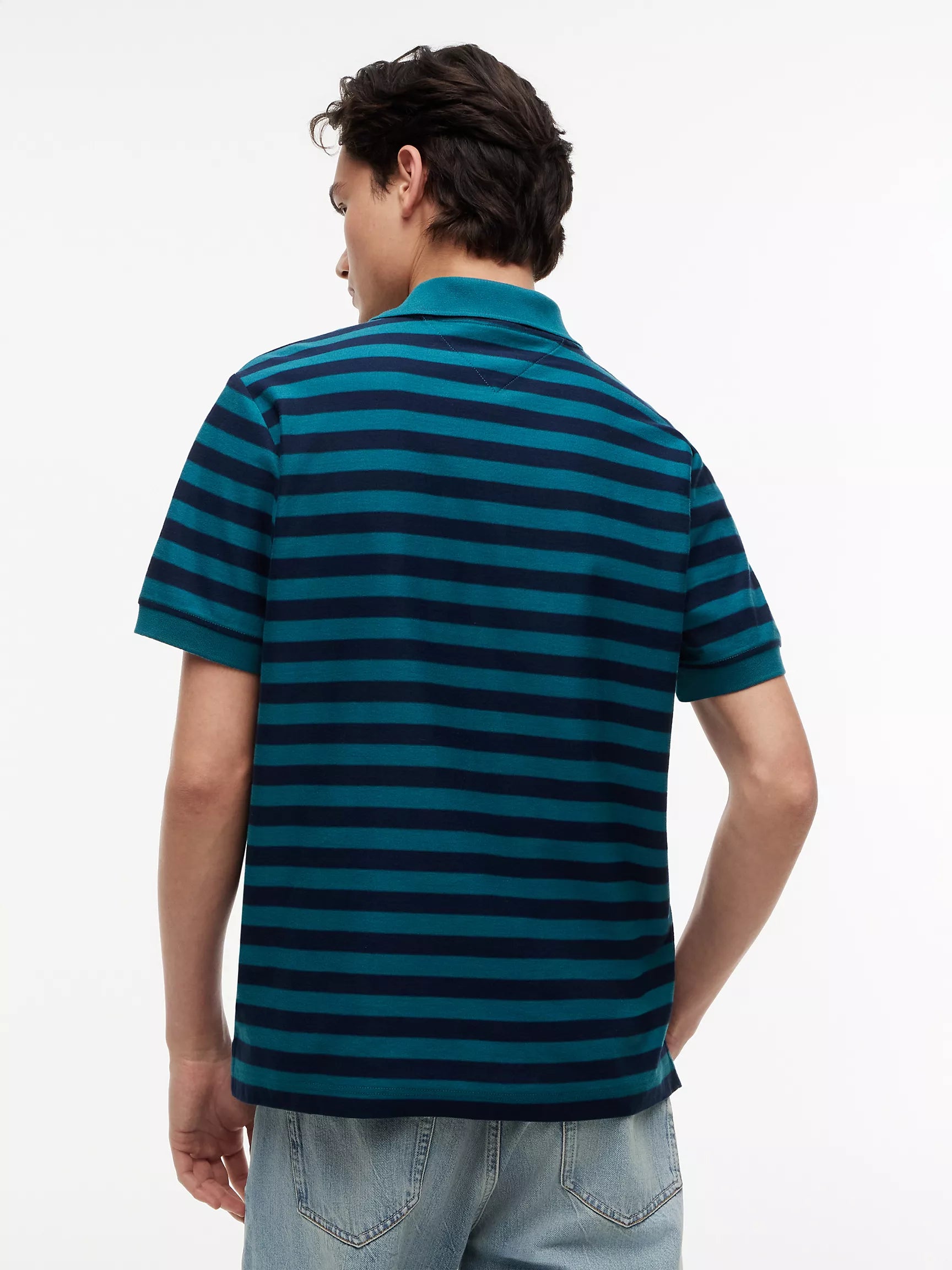 Polar Teal/Navy Stripe