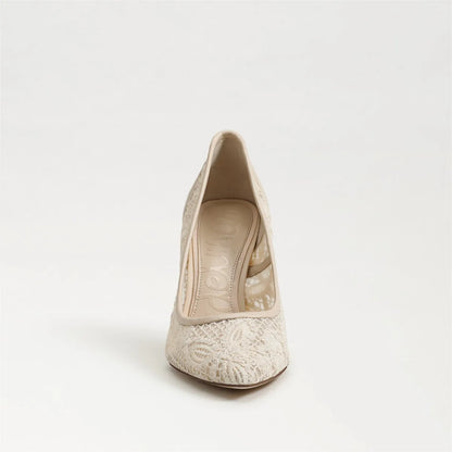Warm Ivory Mesh Fabric