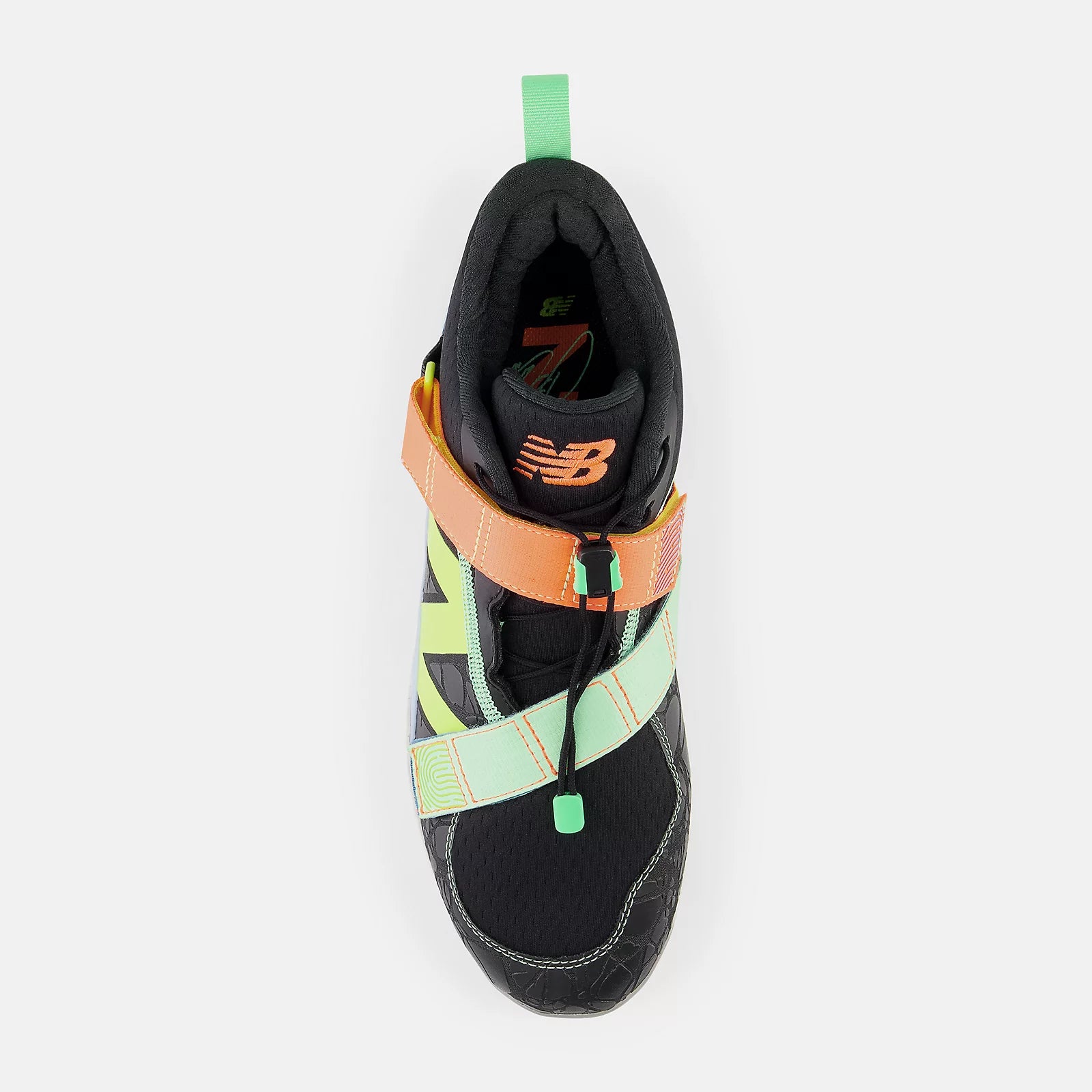 Black With Neon Dragonfly And Electric Jade