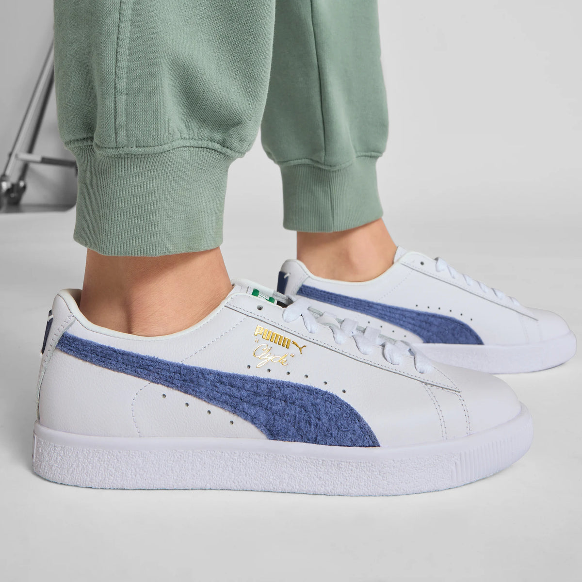 PUMA White-Blue Crystal-Puma Team Gold