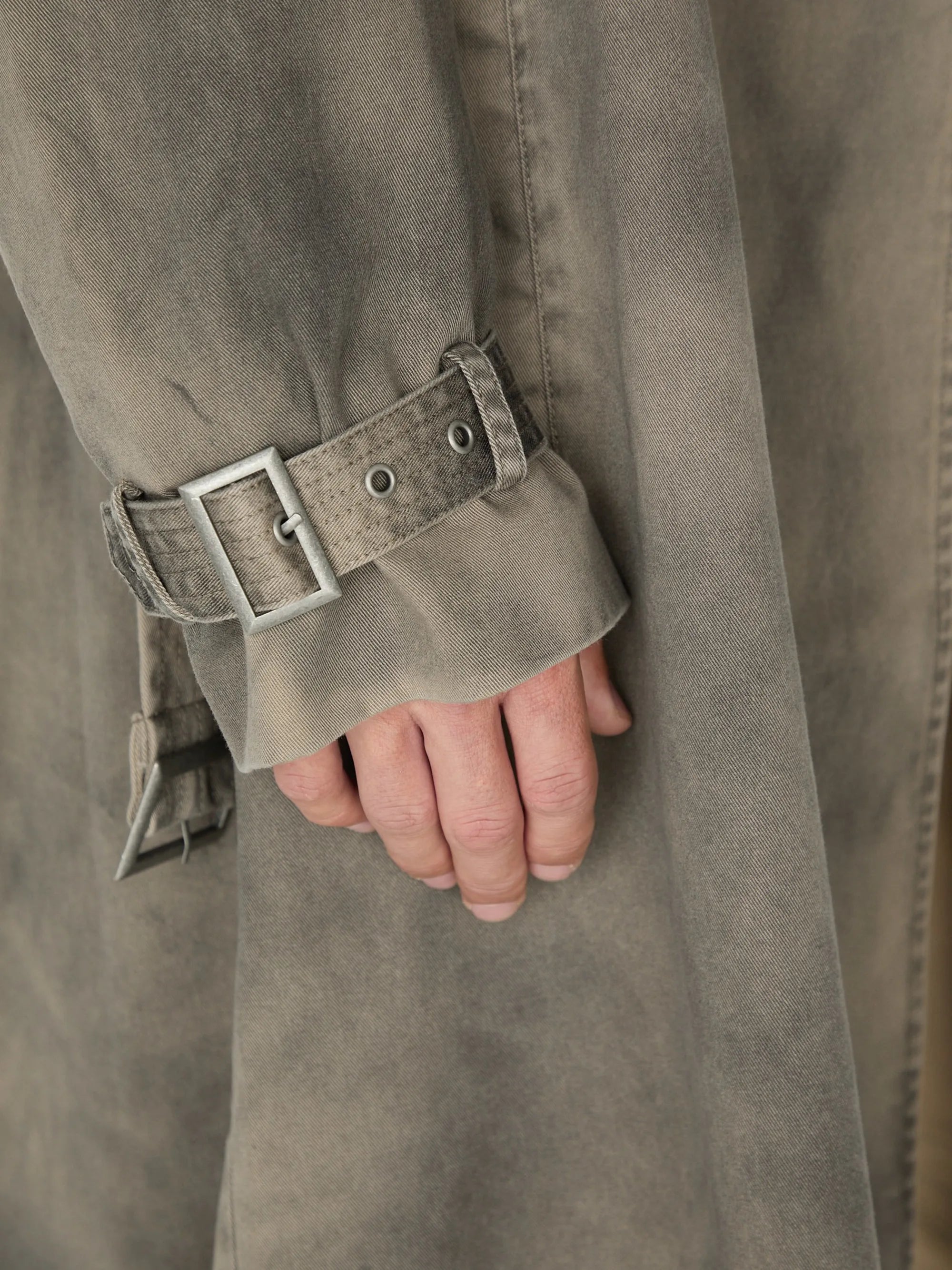 Gusa Washed Brown Trench