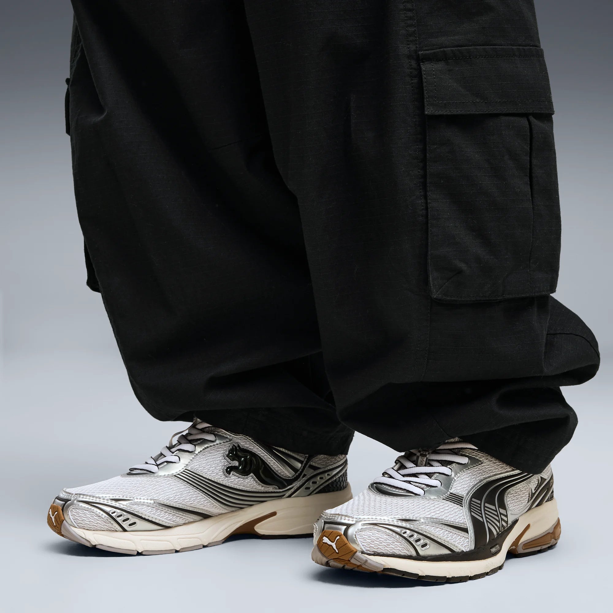Matte Silver-PUMA Black