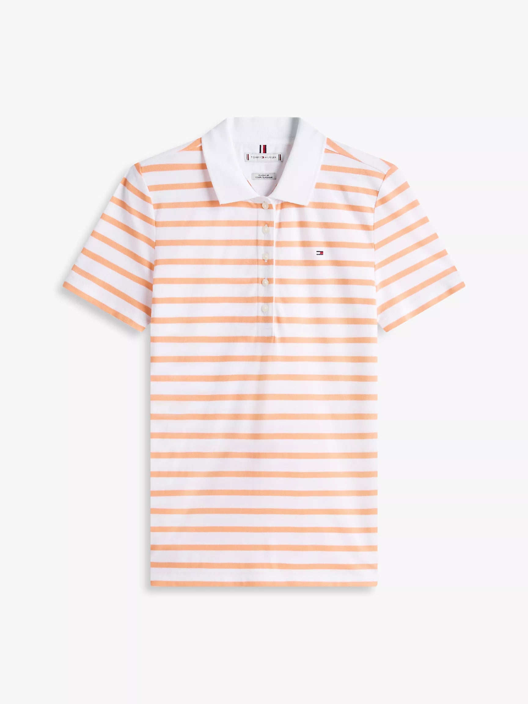 White/Nectarine Stripe