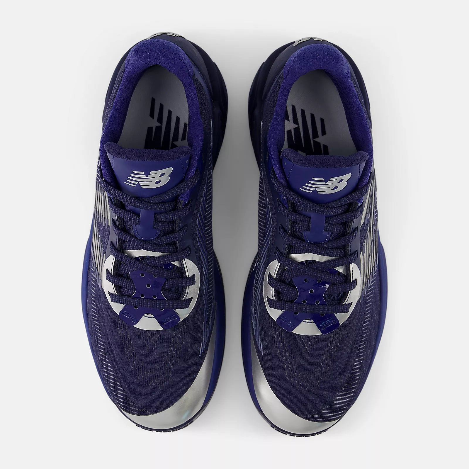 Team Navy With Silver Metallic