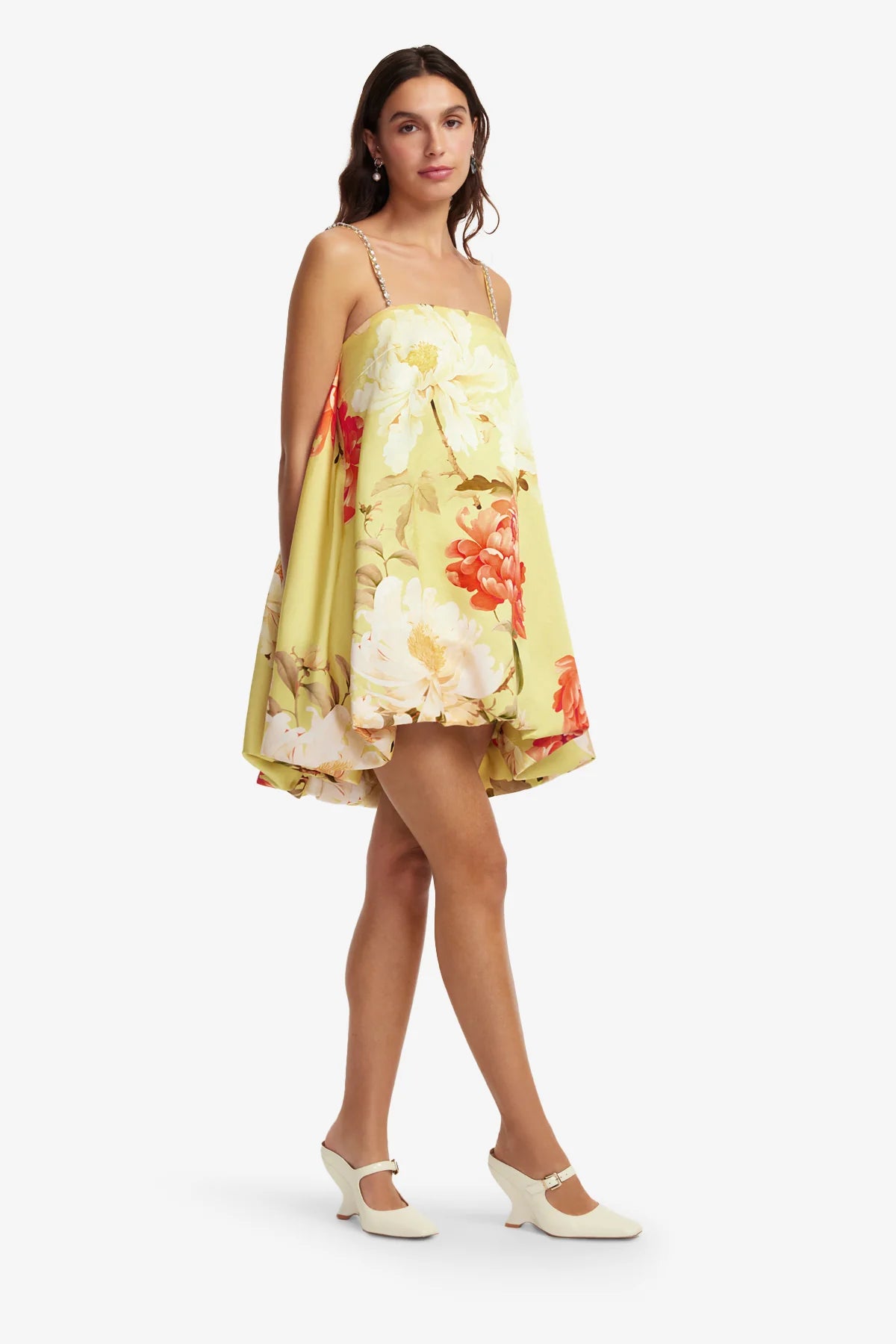Peony Print in Yellow