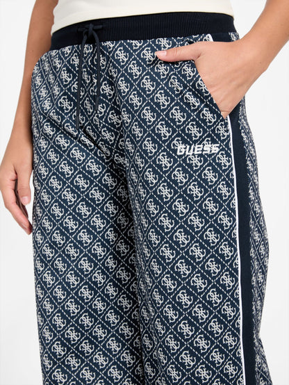 4G Rhombus Ocean Jacquard