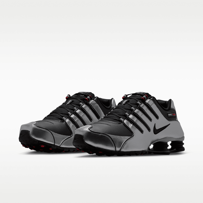 Black/Metallic Silver/University Red/Black