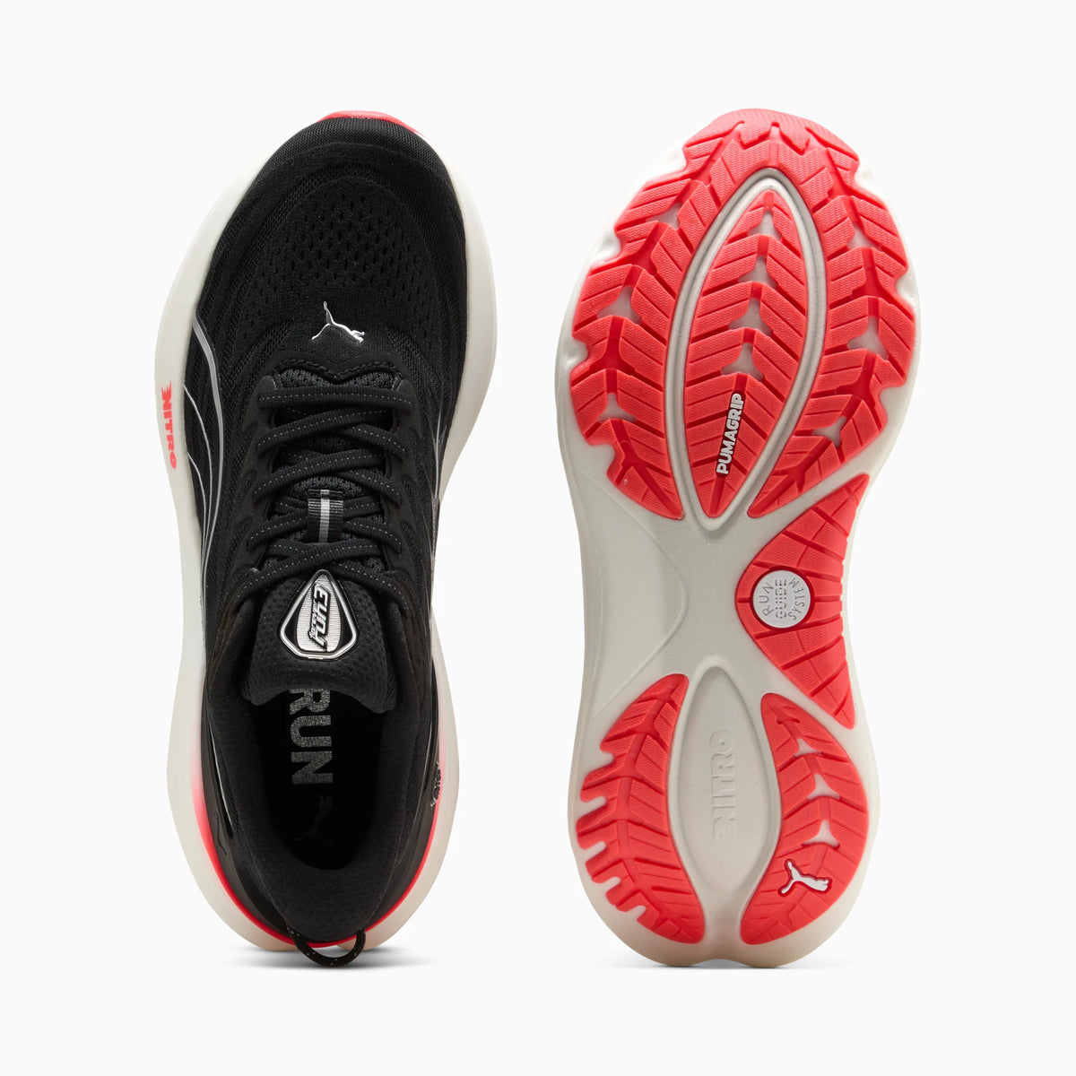 PUMA Black-Ultra Red