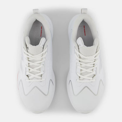 White With Silver Metallic