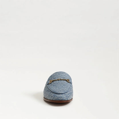 Azure Blue Faux Raffia