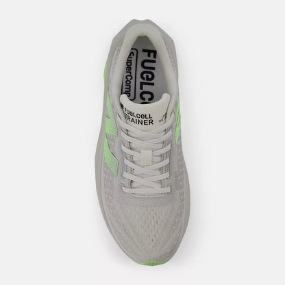 Grey Matter With Mint Flash And Silver Metallic