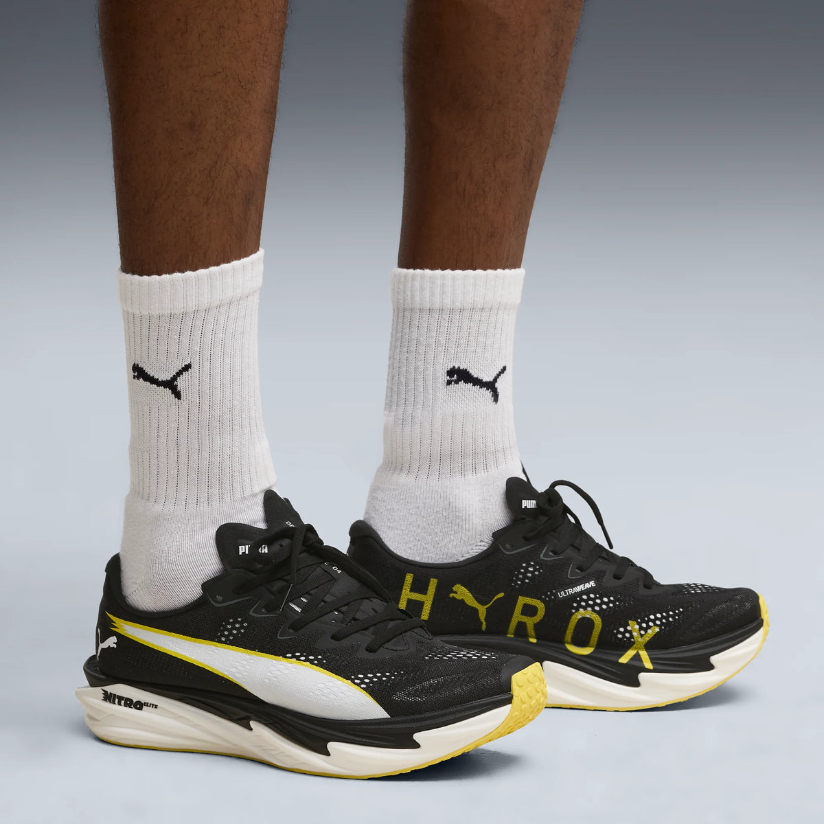 PUMA Black-Vibrant Yellow