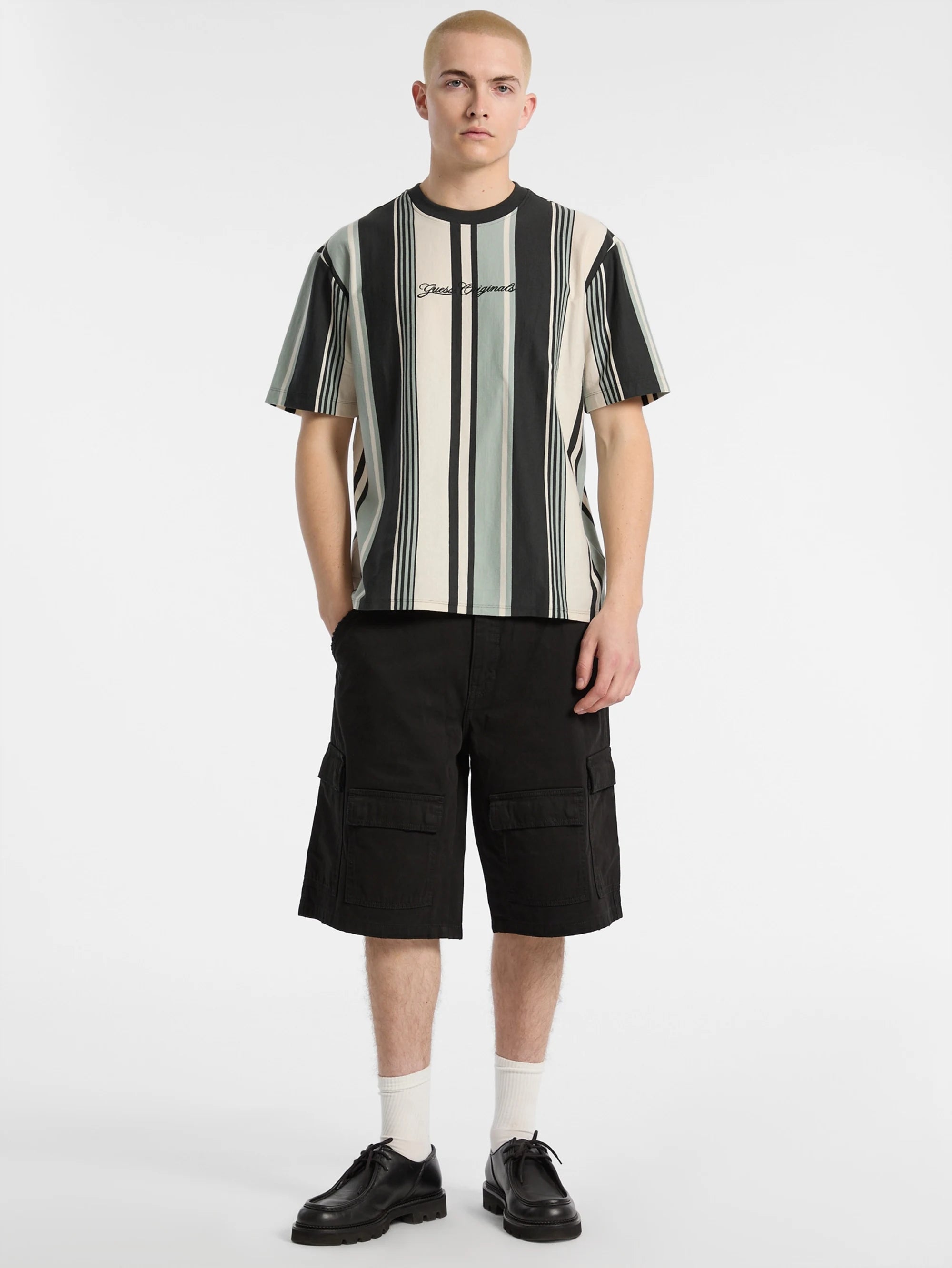 Washed Out Black Stripes