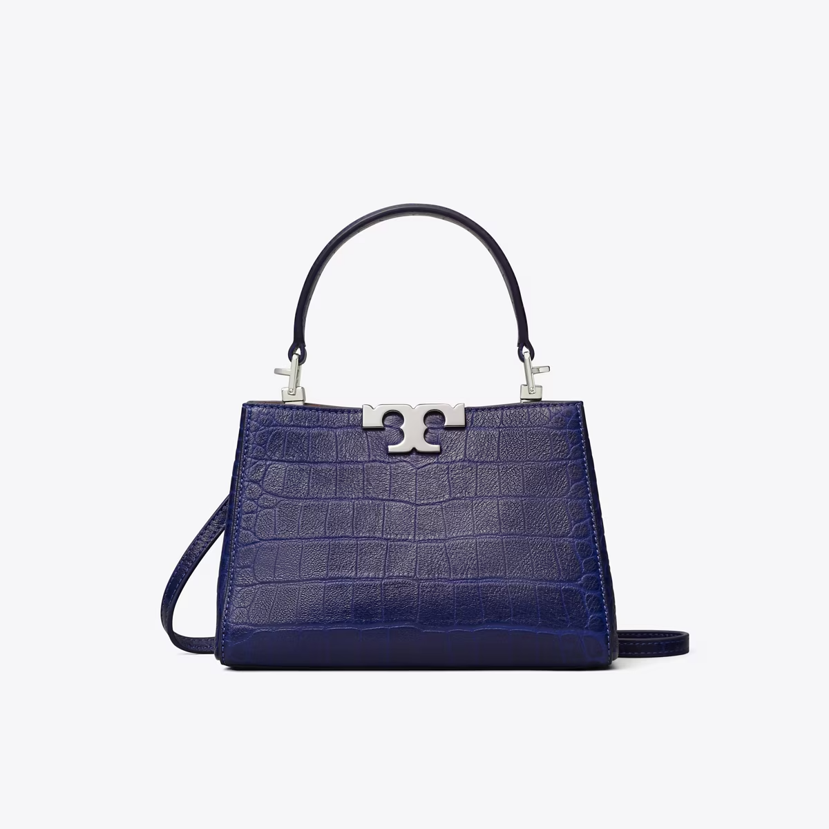 MINI ELEANOR SOFT CROC-EMBOSSED SATCHEL