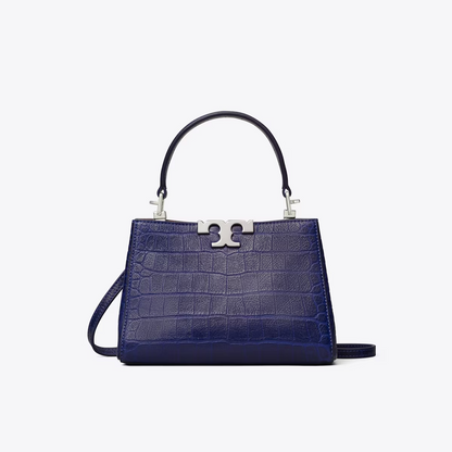 MINI ELEANOR SOFT CROC-EMBOSSED SATCHEL