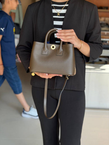 Burberry Bermondsey Small Tote - Ebony Brown