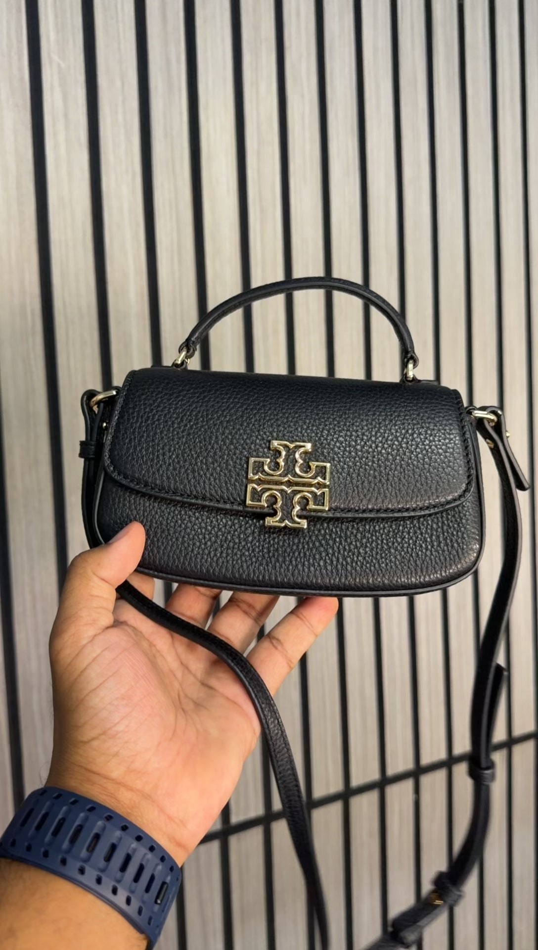 Britten Mini Top Handle Leather Bag