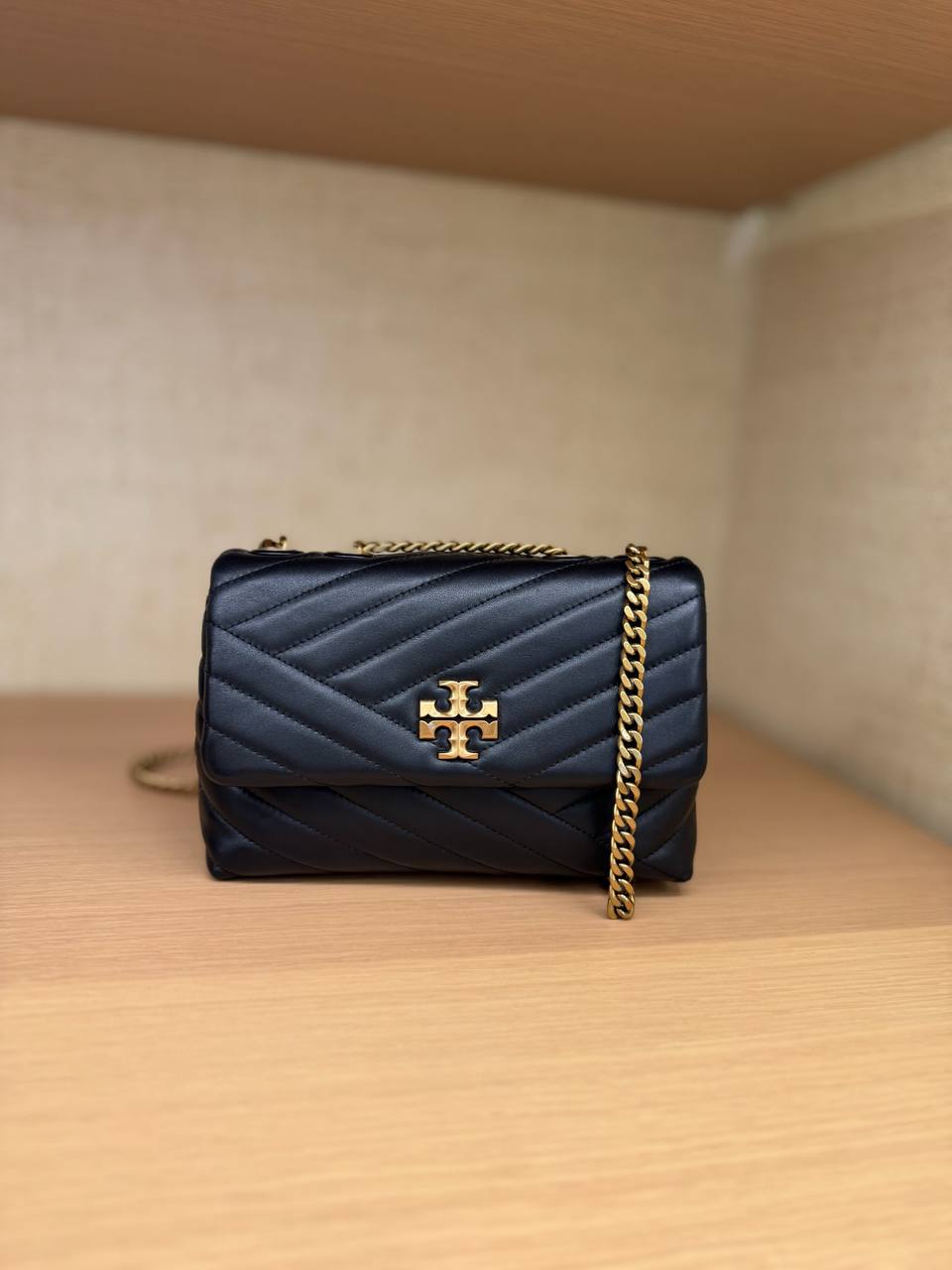 Small Kira Chevron Shoulder Bag