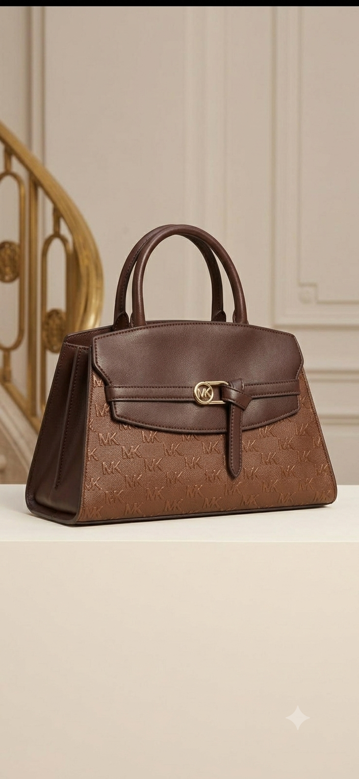 Michael Kors Campbell Medium Logo Satchel