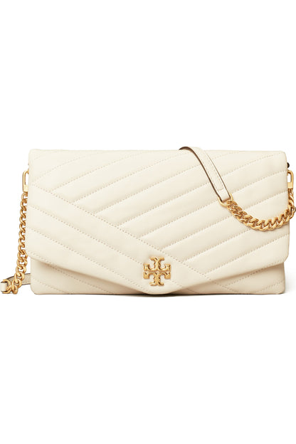 Tory Burch Kira Chevron Quilted Leather Clutch.