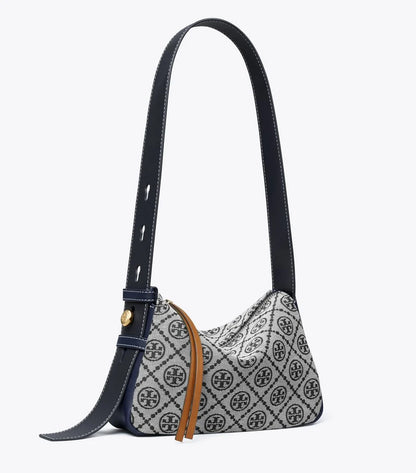 T MONOGRAM SMALL ROMY SHOULDER BAG