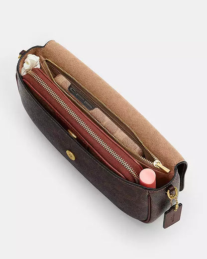 Brook Flap Chain Bag In Signature Canvas
