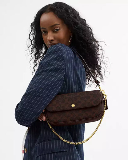 Brook Flap Chain Bag In Signature Canvas