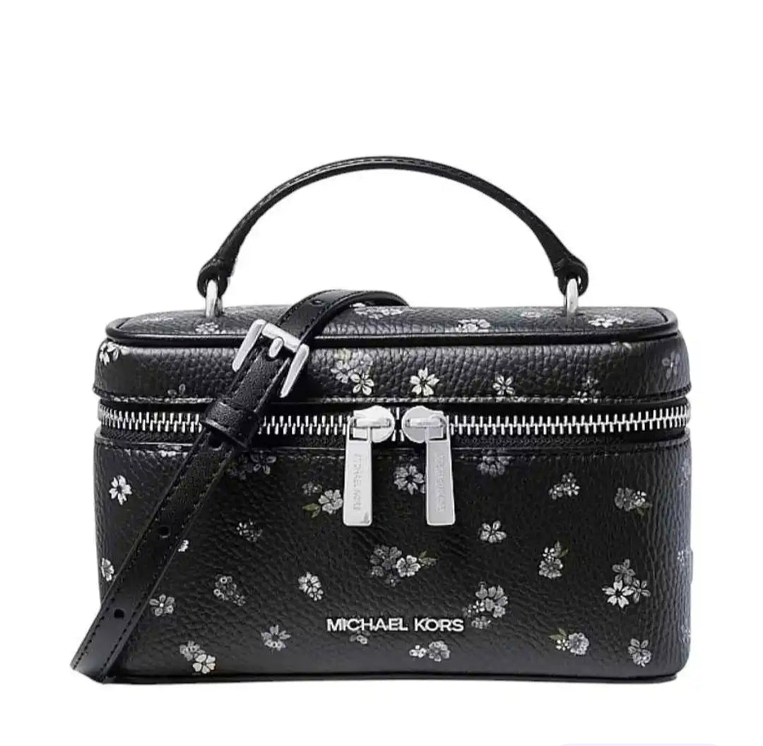 Michael Kors Vivi Small Floral Printed Vanity Crossbody Bag