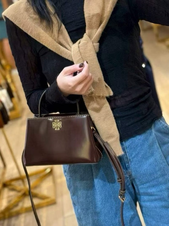 Tory Burch Mini Britten Top Handle Bag