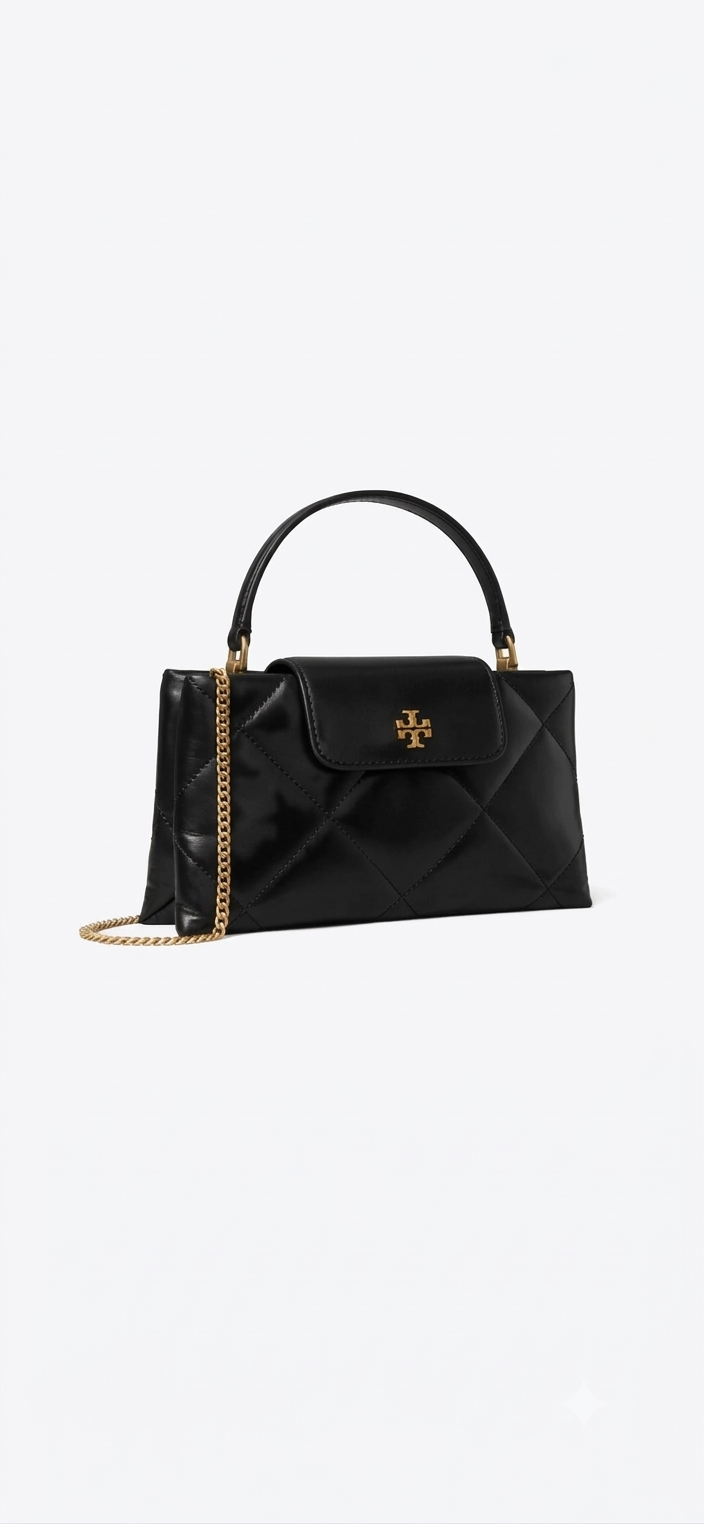 Kira Diamond Quilt Top-Handle Bag