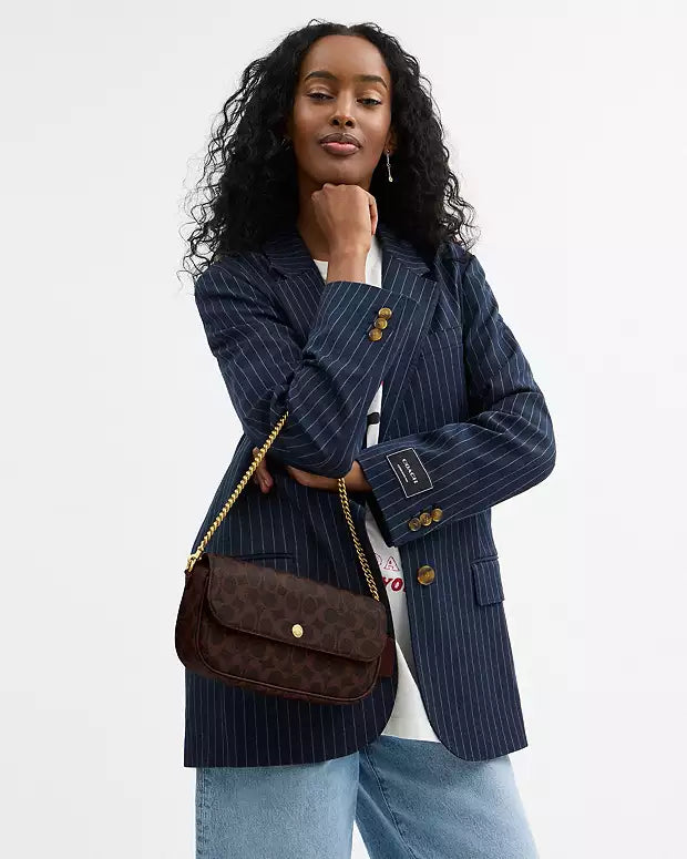 Brook Flap Chain Bag In Signature Canvas