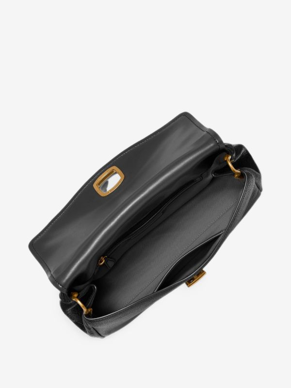 Bryant Large Textured Leather Convertible Shoulder Bag