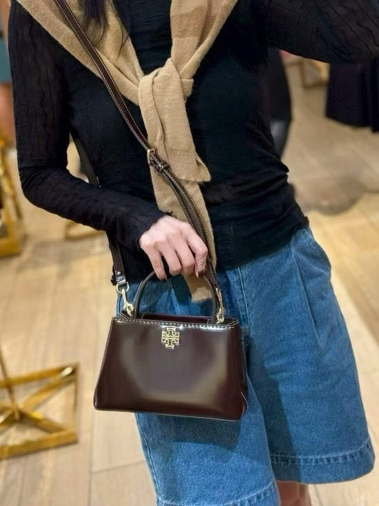 Tory Burch Mini Britten Top Handle Bag