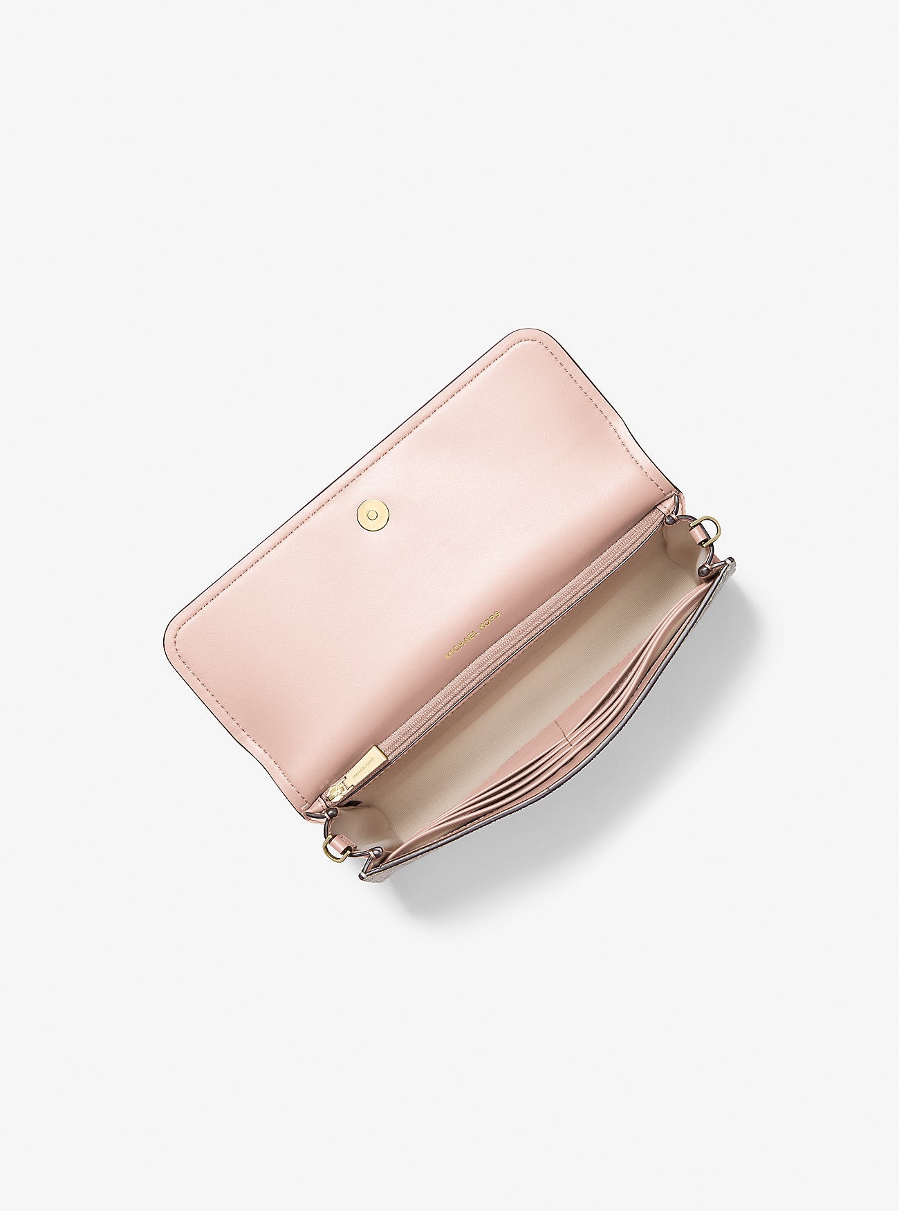 Jet Set Small Signature Logo Smartphone Crossbody Bag